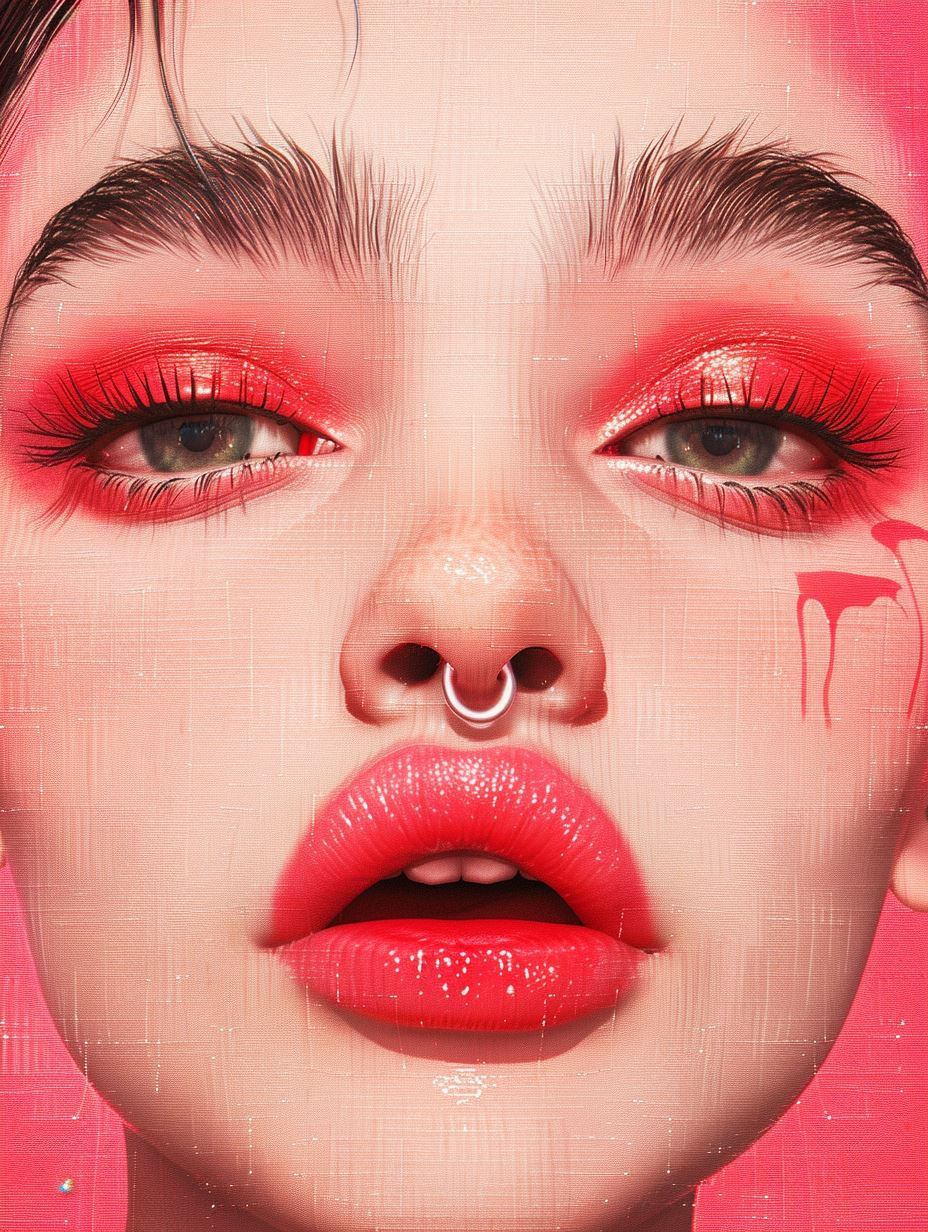 Dewy Crimson Avant Garde Beauty - Image 4
