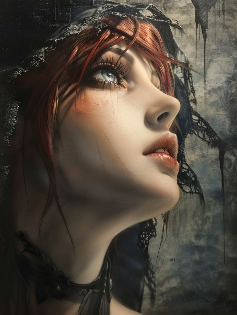 Ethereal Shadows of Gothic Beauty - Image 4