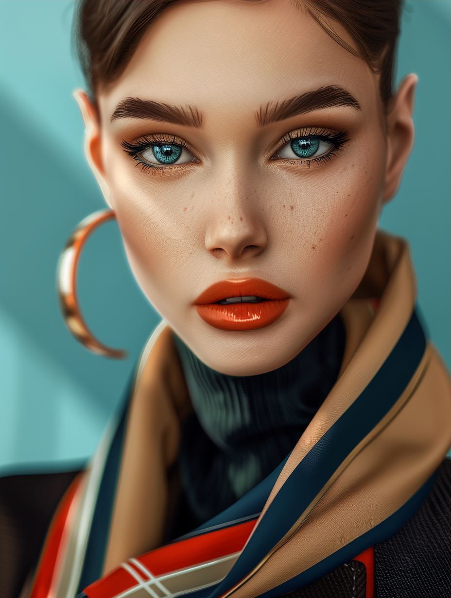 Avant Garde Geometric Beauty - Image 3