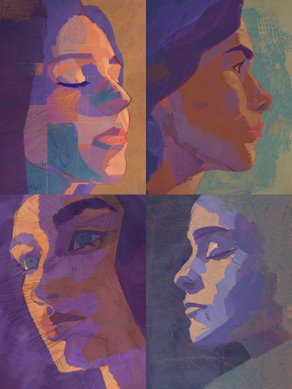 Prismatic Portraits of Quiet Reflection