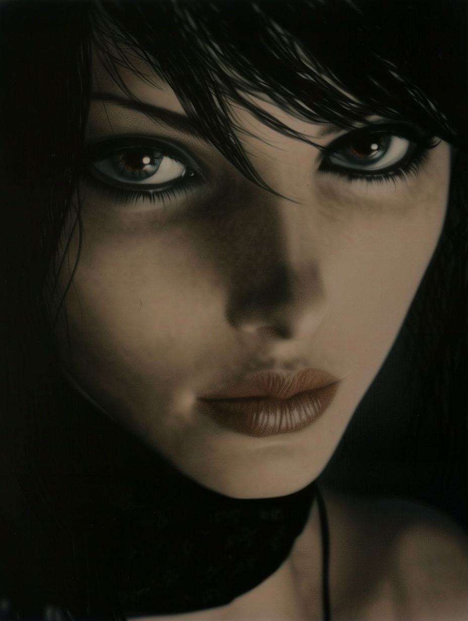 Shadows of Elegance: Dark Feminine Portraits - Image 1