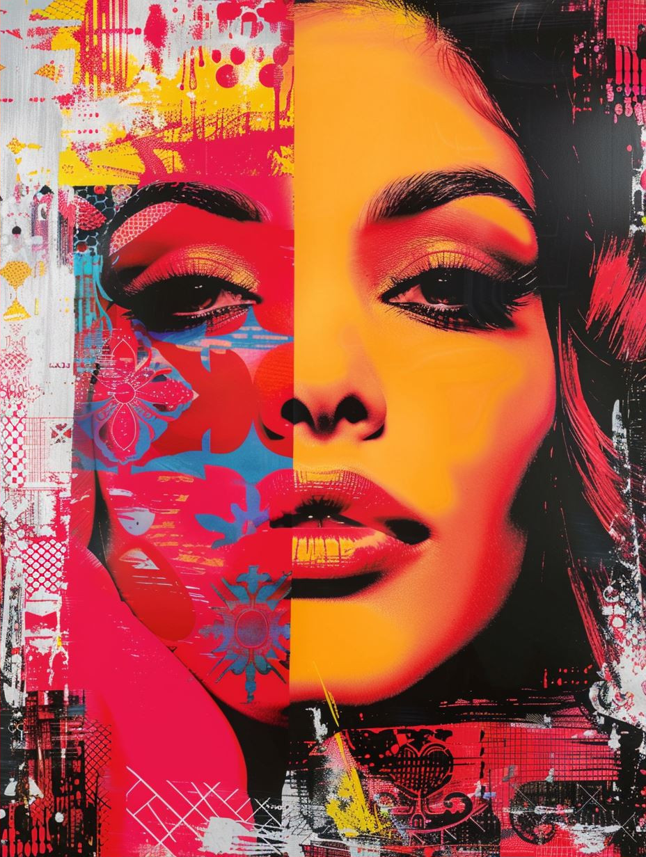 Neon Pop Art Portrait Fusion - Image 2