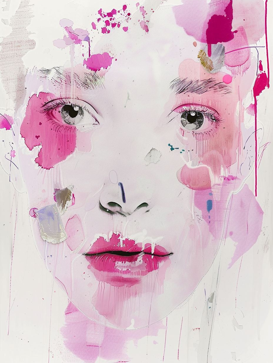 Abstract Ethereal Pink Portraits - Image 3