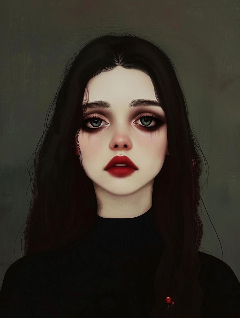 Crimson Velvet Elegance - Image 2