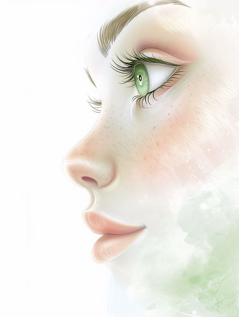 Ethereal Visions of Green-Eyed Beauty - Image 4