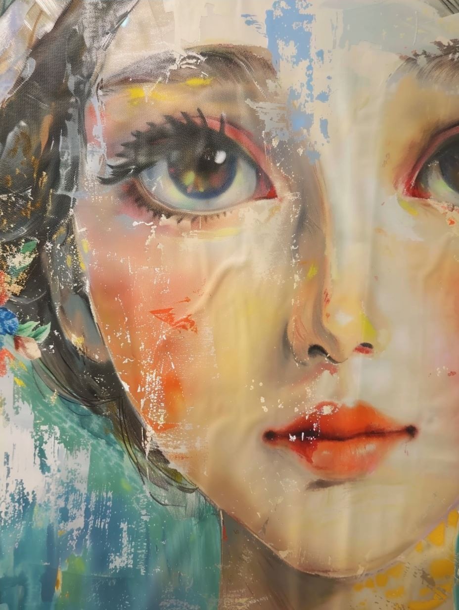 Abstract Prism Portrait of Serenity - Image 4