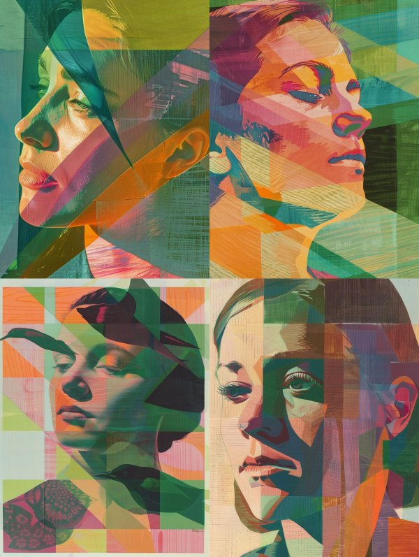 Prismatic Portraits of Fragmented Identity