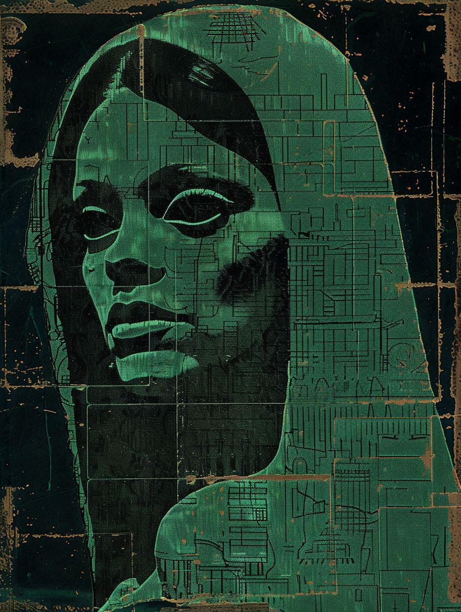 Neon Cybernetic Portrait Studies - Image 4