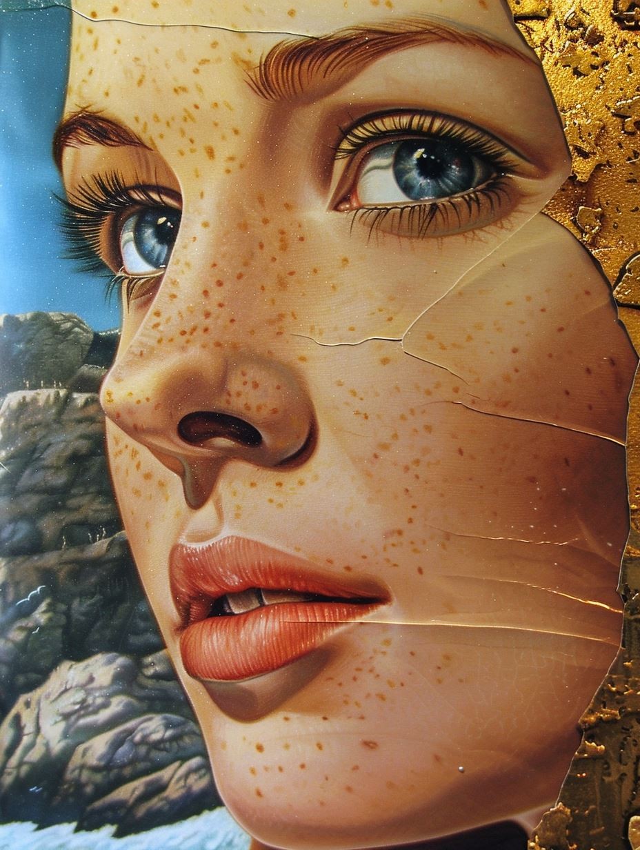 Fractured Gaze of Golden Light - Image 3