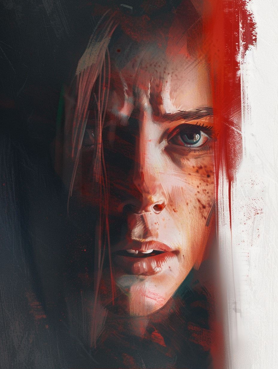 Gritty Digital Expressionist Portrait - Image 2