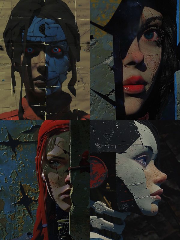 Fragmented Portraits of Digital Soul