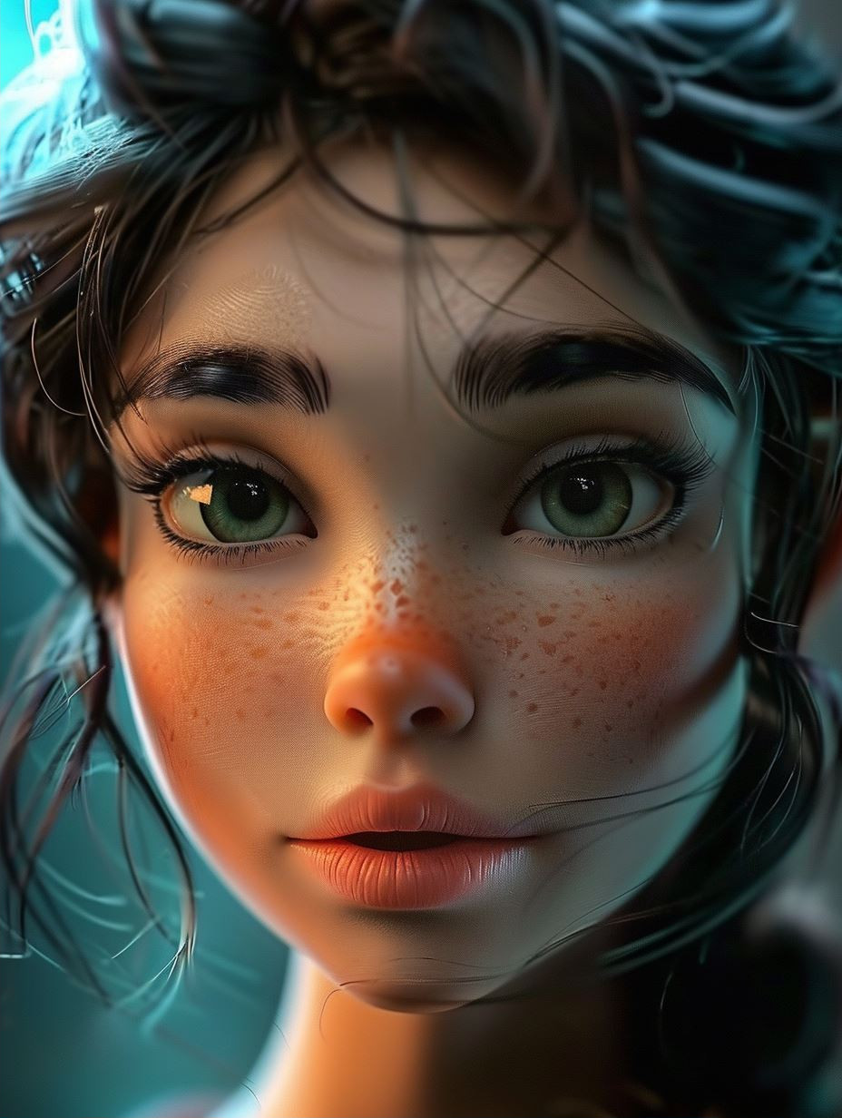 Cinematic Gaze Through Rain - Image 2