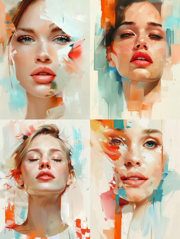 Fragmented Ethereal Beauty