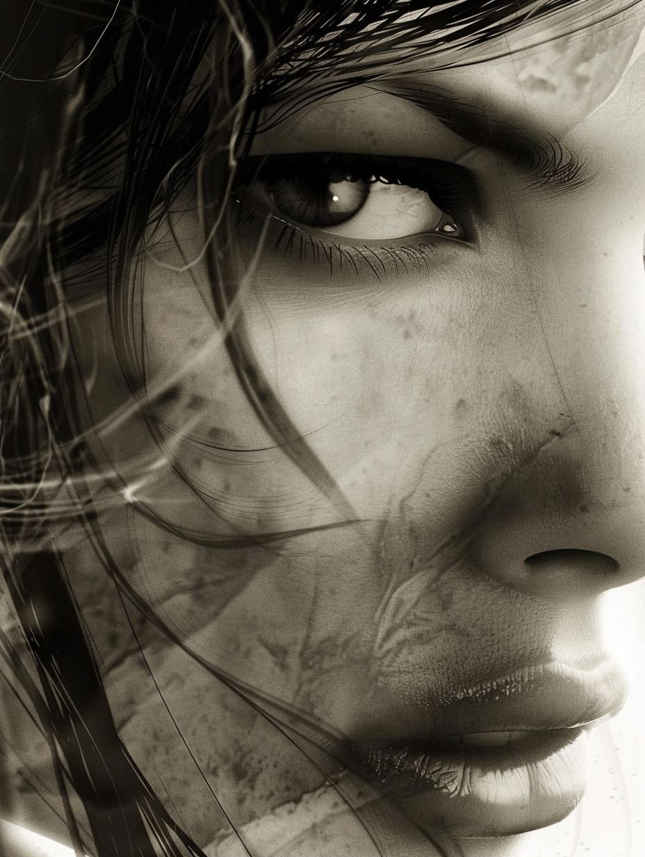 Ethereal Monochromatic Double Exposure - Image 2