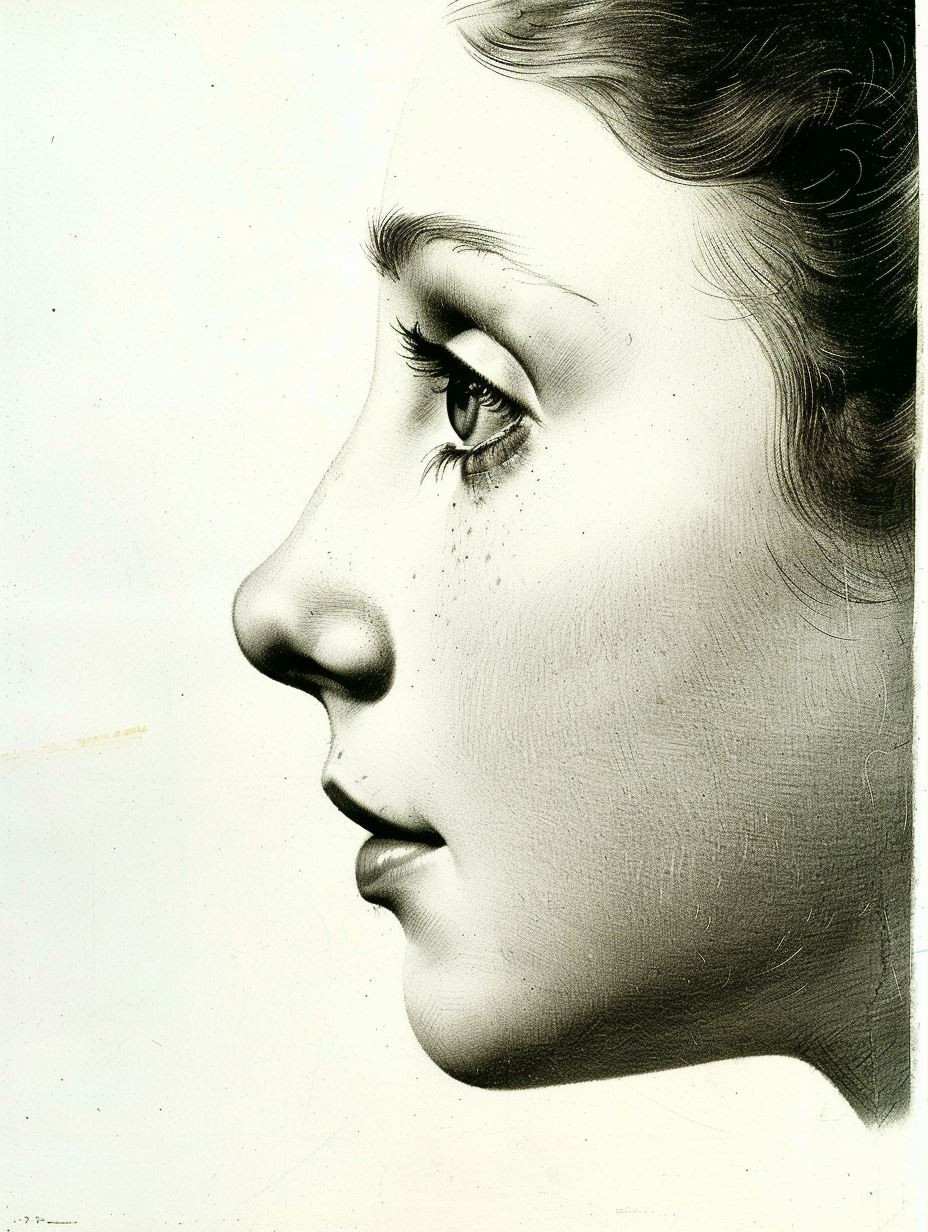 Timeless Gazes: A Study of Feminine Profiles - Image 3