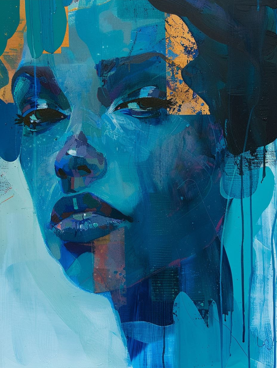 Azure Melancholy: A Study in Blue - Image 3
