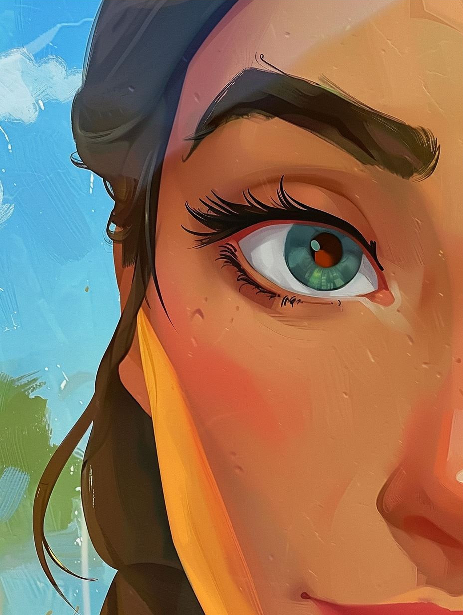 Gaze of the Freckled Muse - Image 3