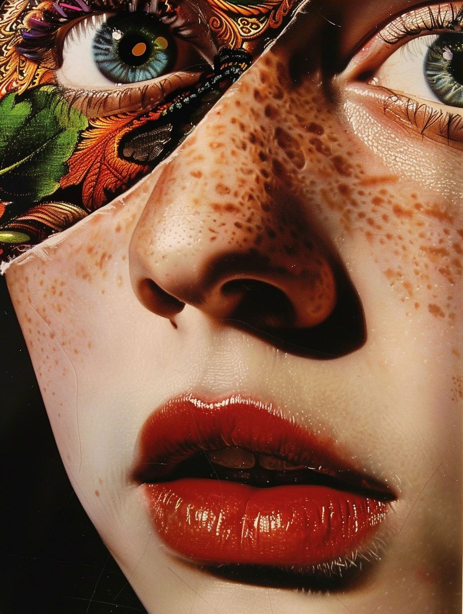 Hyper-Realistic Floral Skin Fusion - Image 3