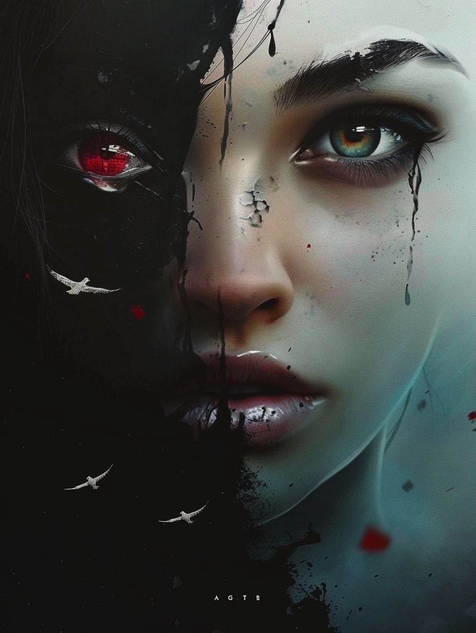 Fragmented Gaze of Silent Sorrow - Image 3