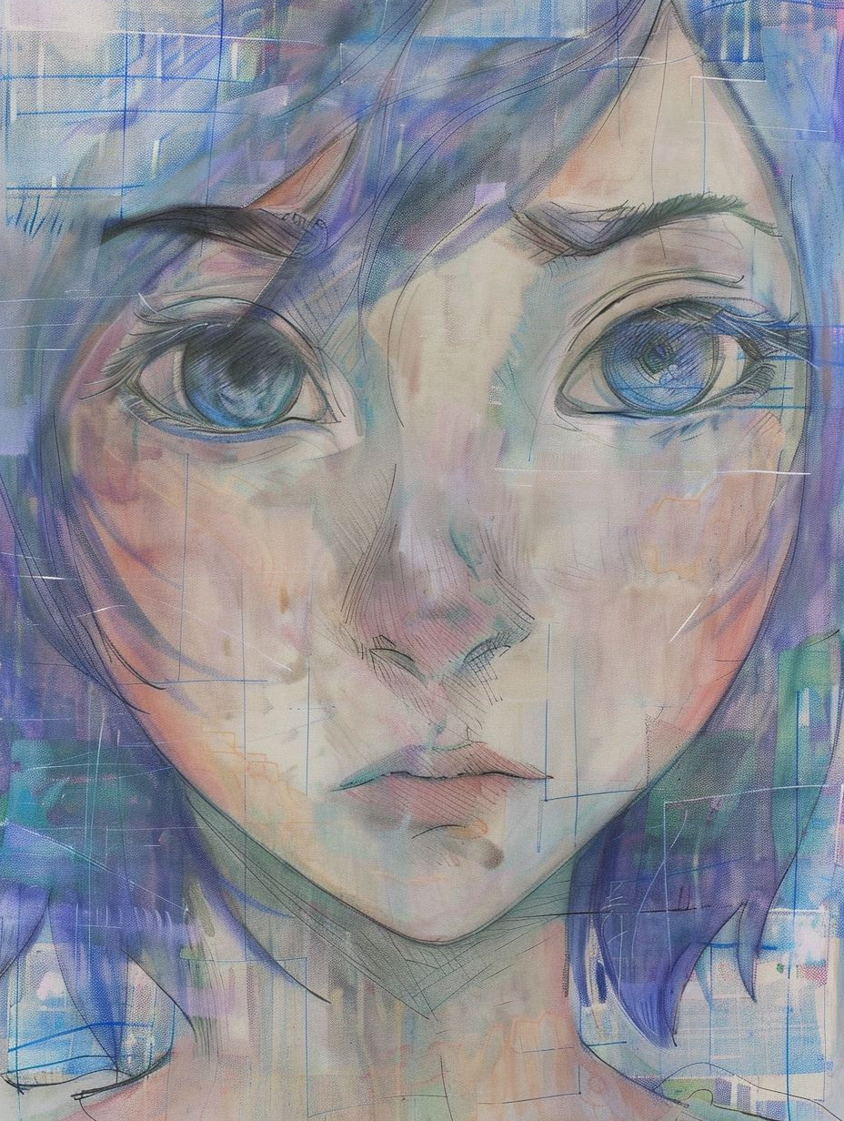 Ethereal Visions of a Purple-Haired Muse - Image 4