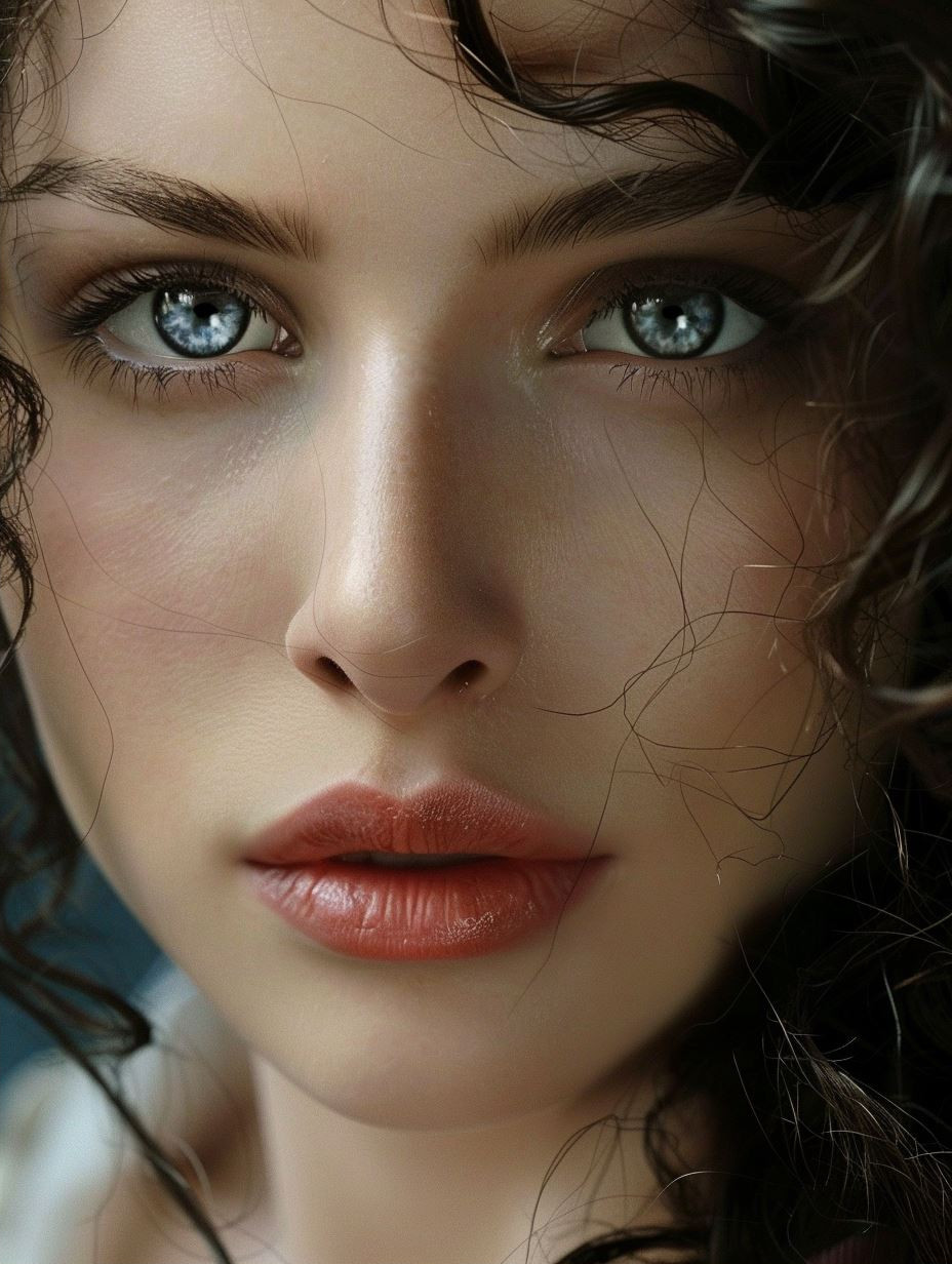 Ethereal Gazes: A Study in Blue Eyes - Image 2