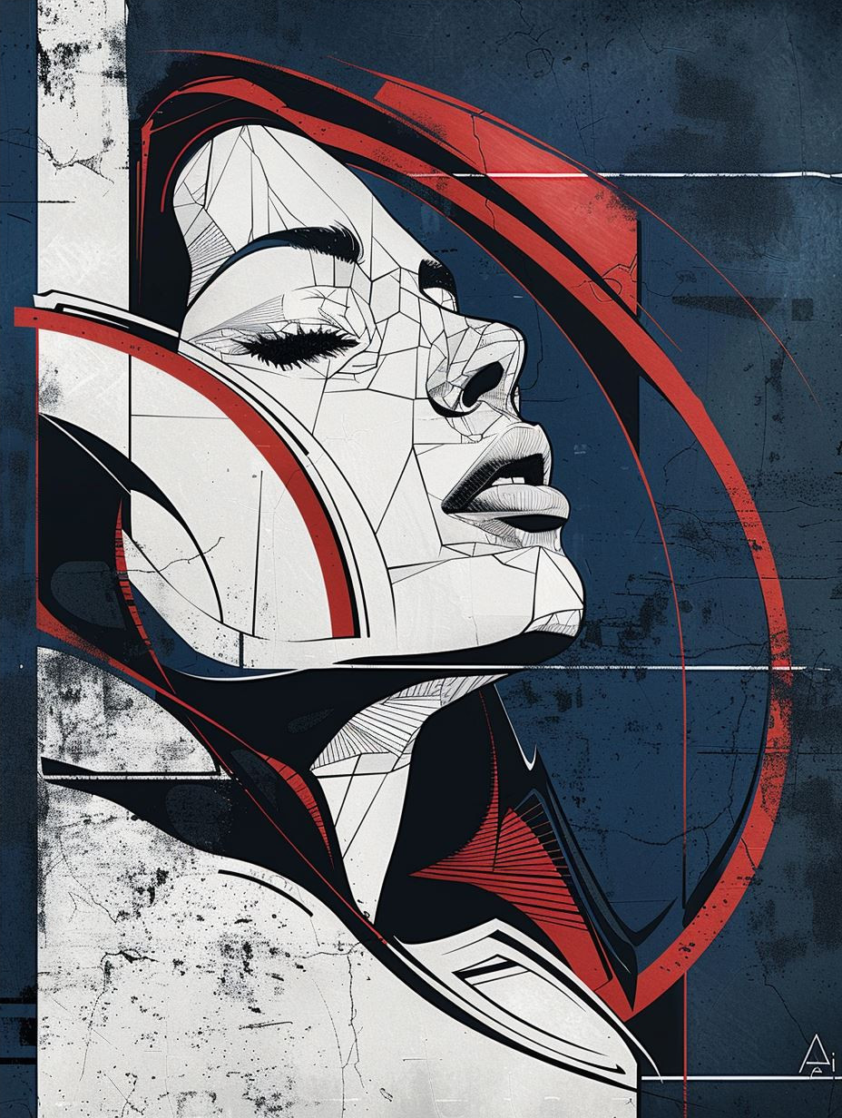 Abstract Cybernetic Portrait Studies - Image 4
