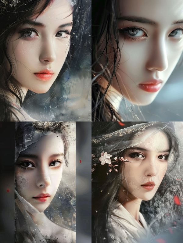 Ethereal Visions of Asian Beauty