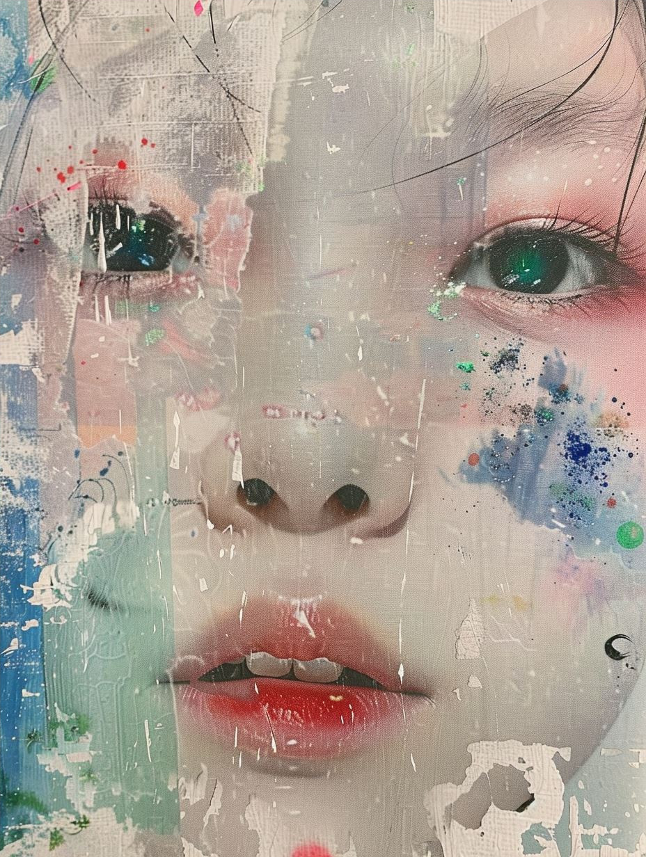 Ethereal Dreamy Portrait Collage - Image 4