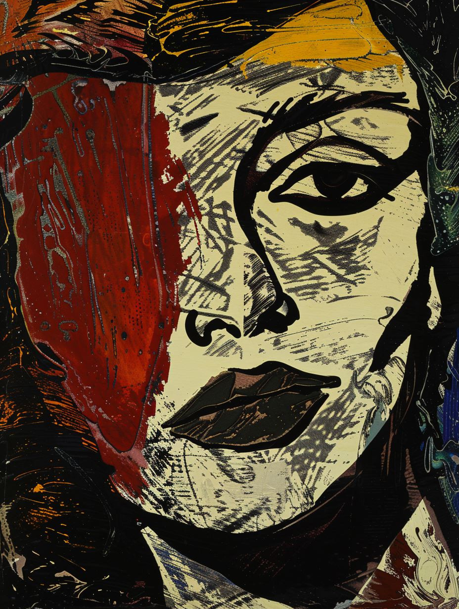 Fragmented Souls in Bold Color - Image 1
