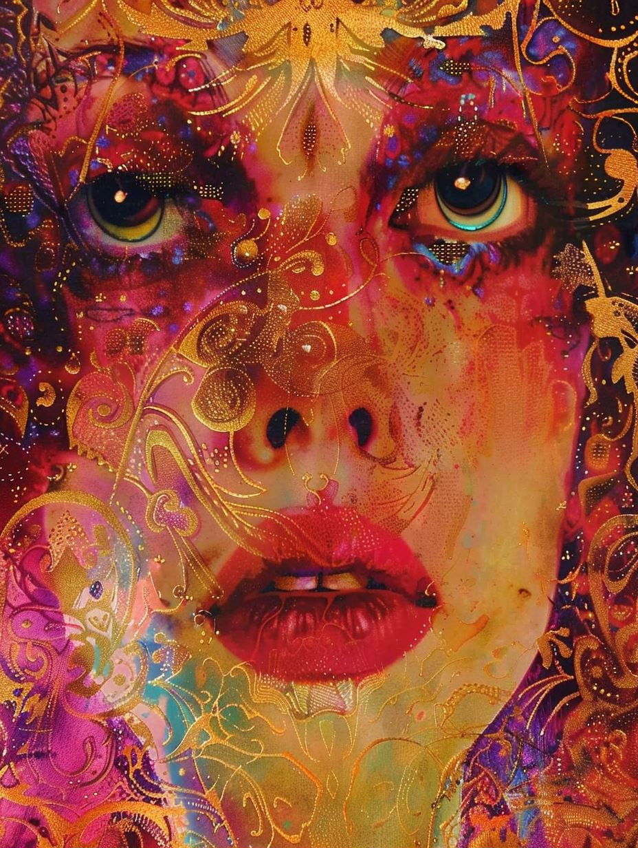 Gilded Psychedelic Vision