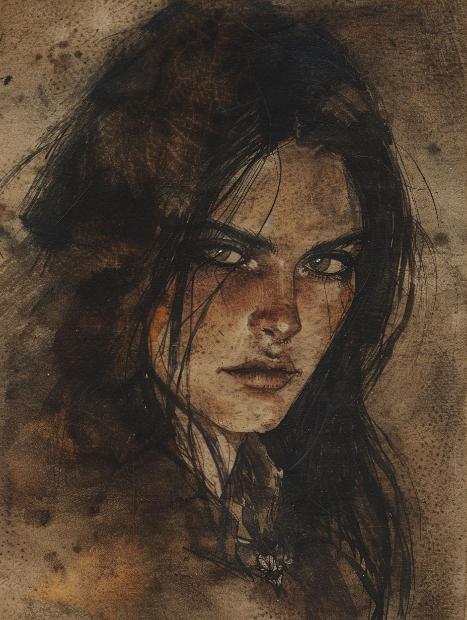 Ethereal Sepia Portrait Studies - Image 3