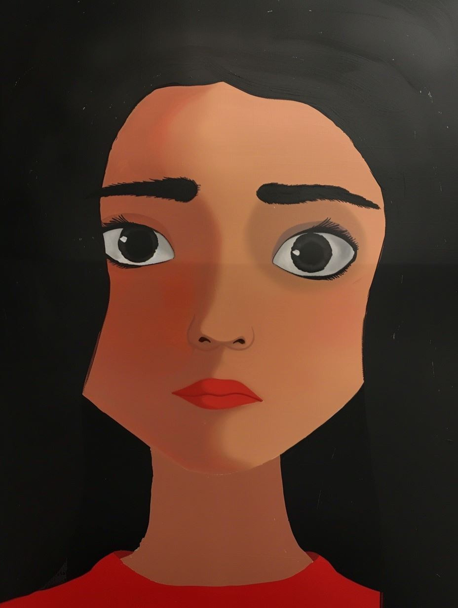 Emotional Echoes: A Digital Portrait Study - Image 4