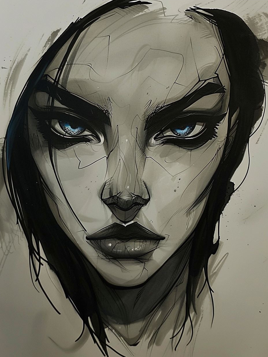 Fragmented Souls: Dark Surrealist Portraits - Image 4