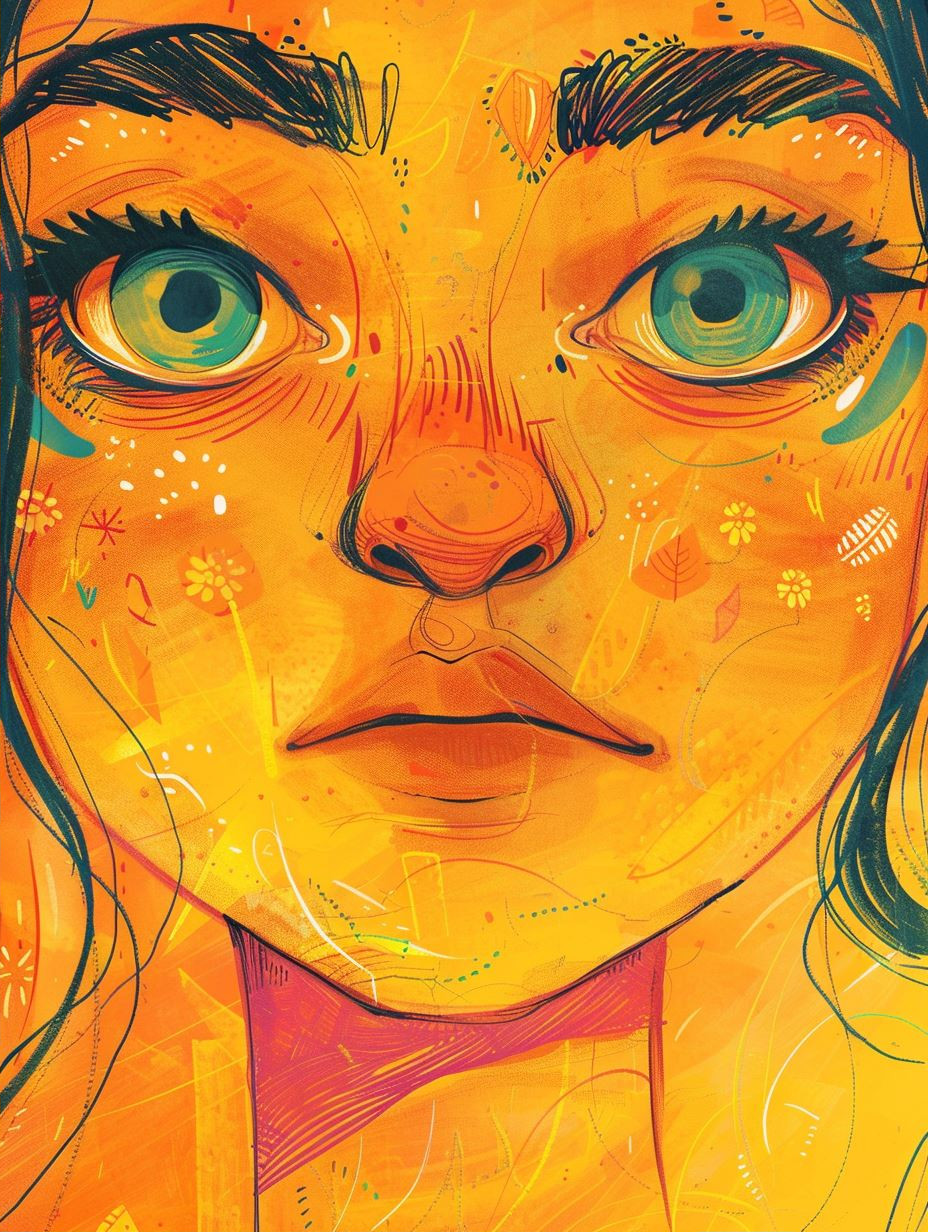 Vibrant Golden Portrait Studies - Image 2