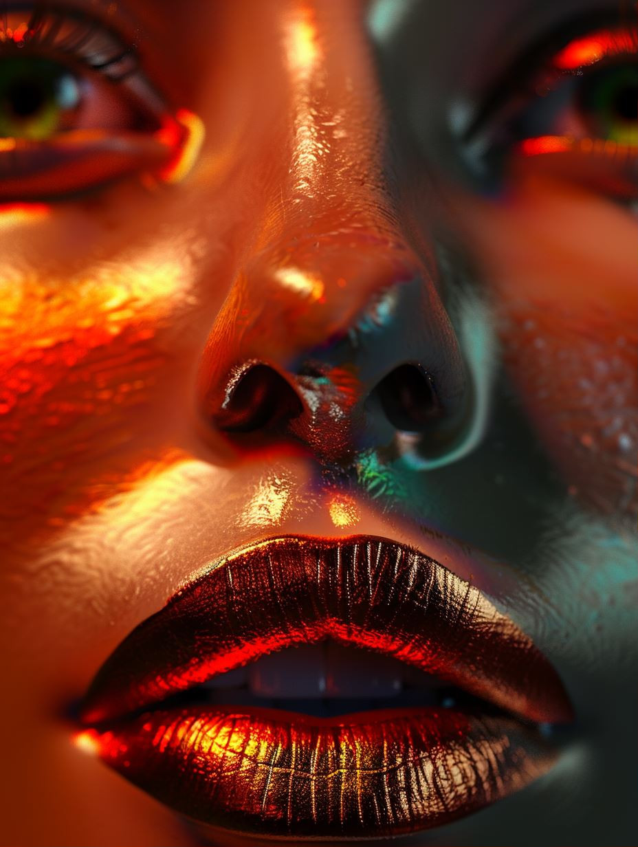 Molten Chrome Ethereal Portraits - Image 1
