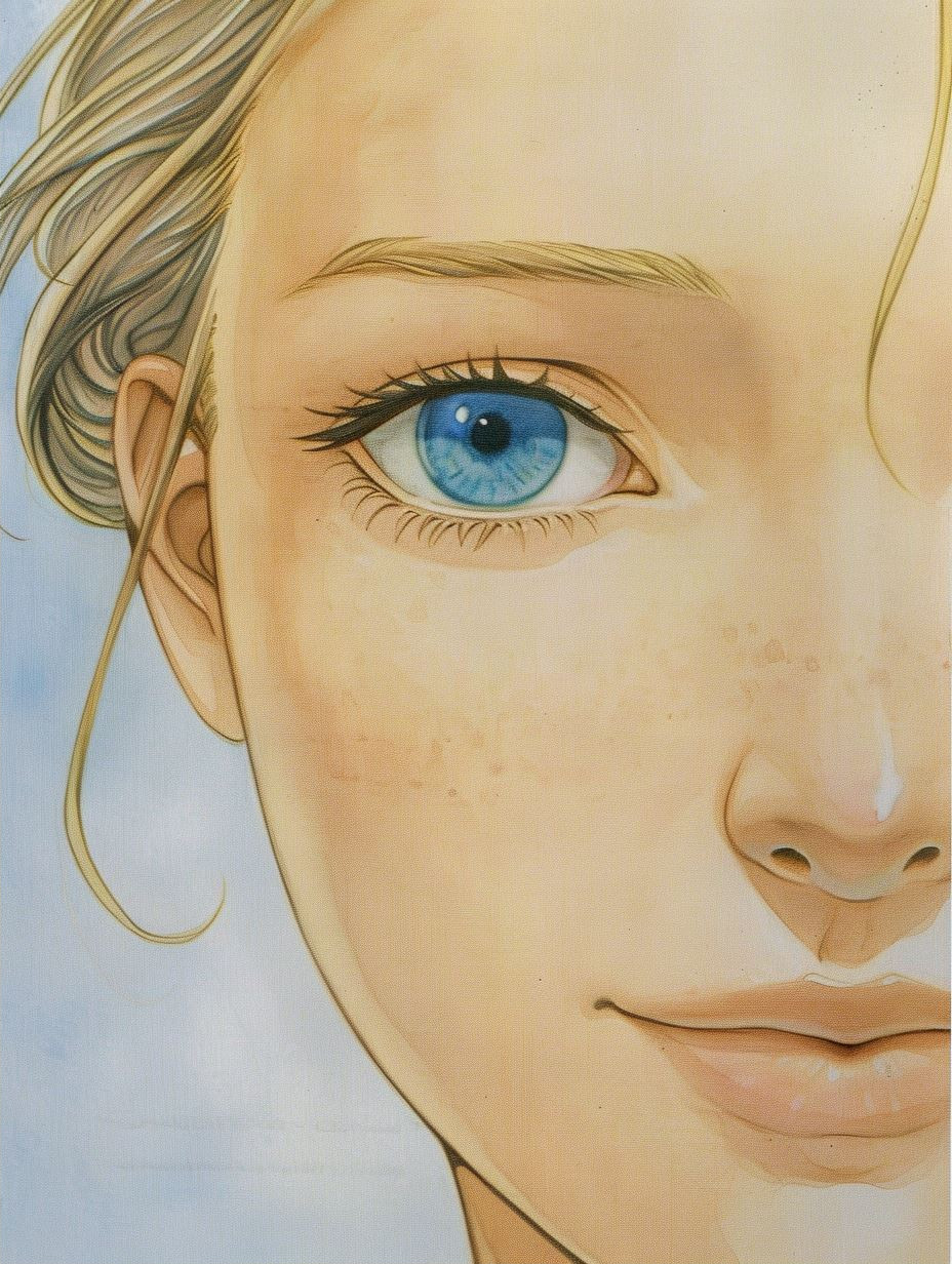Ethereal Gazes: A Study of Feminine Beauty - Image 2