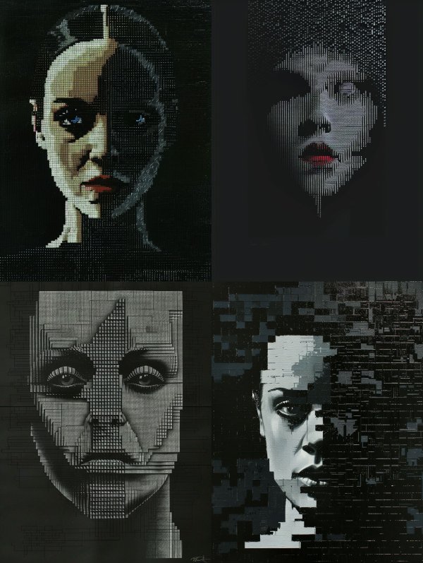 Digital Fragmentation of Human Form