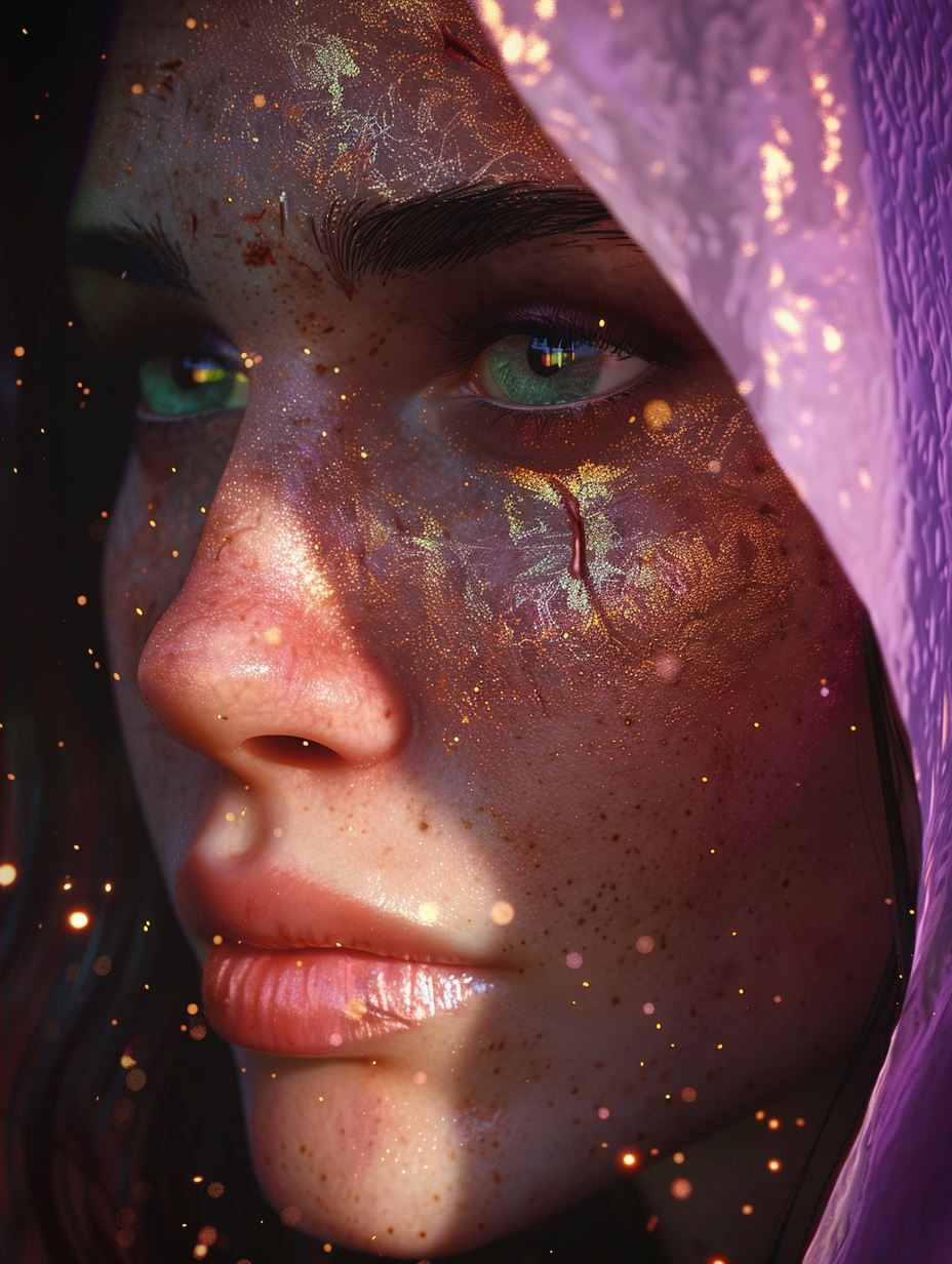 Ethereal Neon Glass Portraits - Image 2