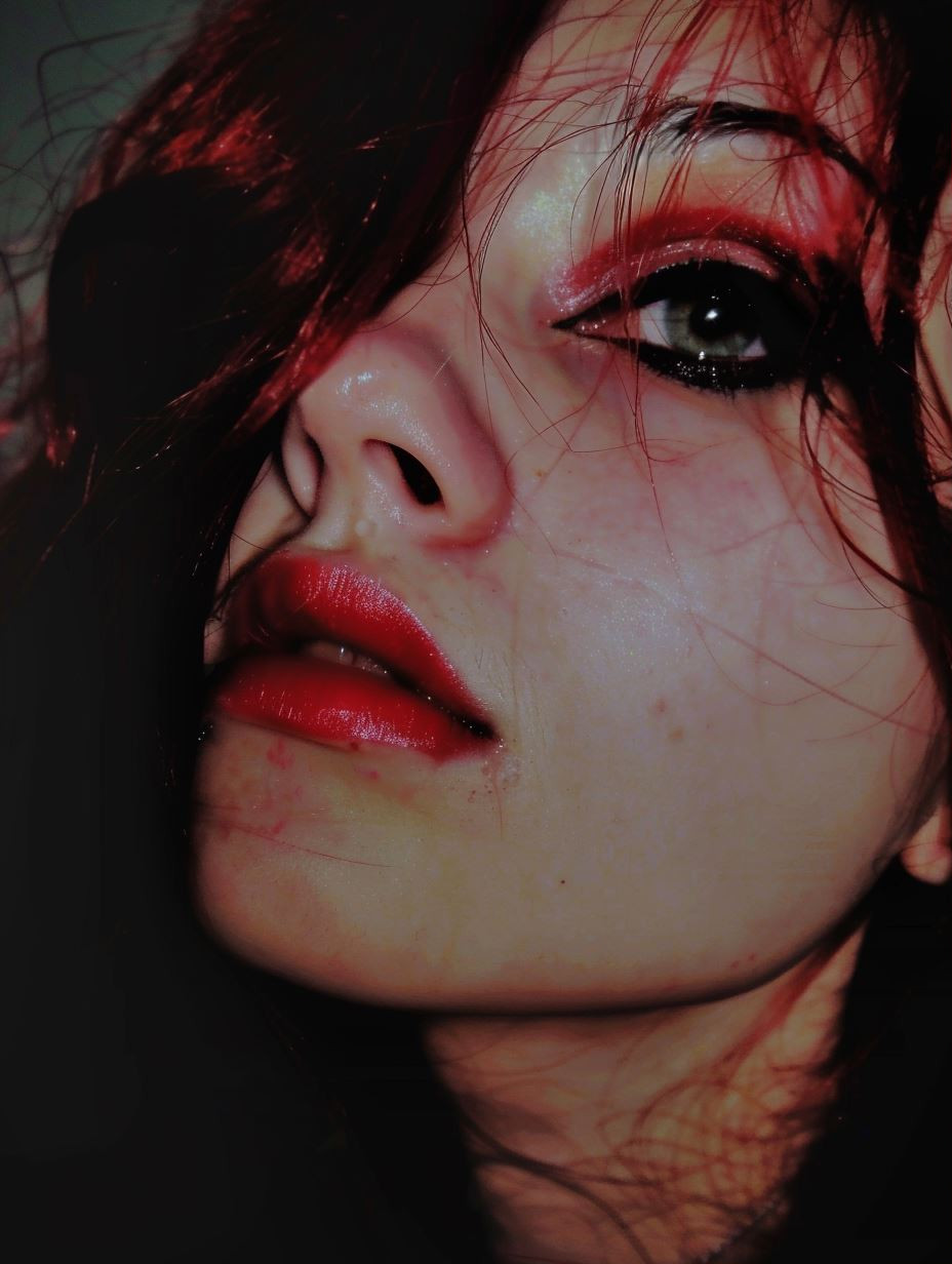Crimson Gothic Allure - Image 1