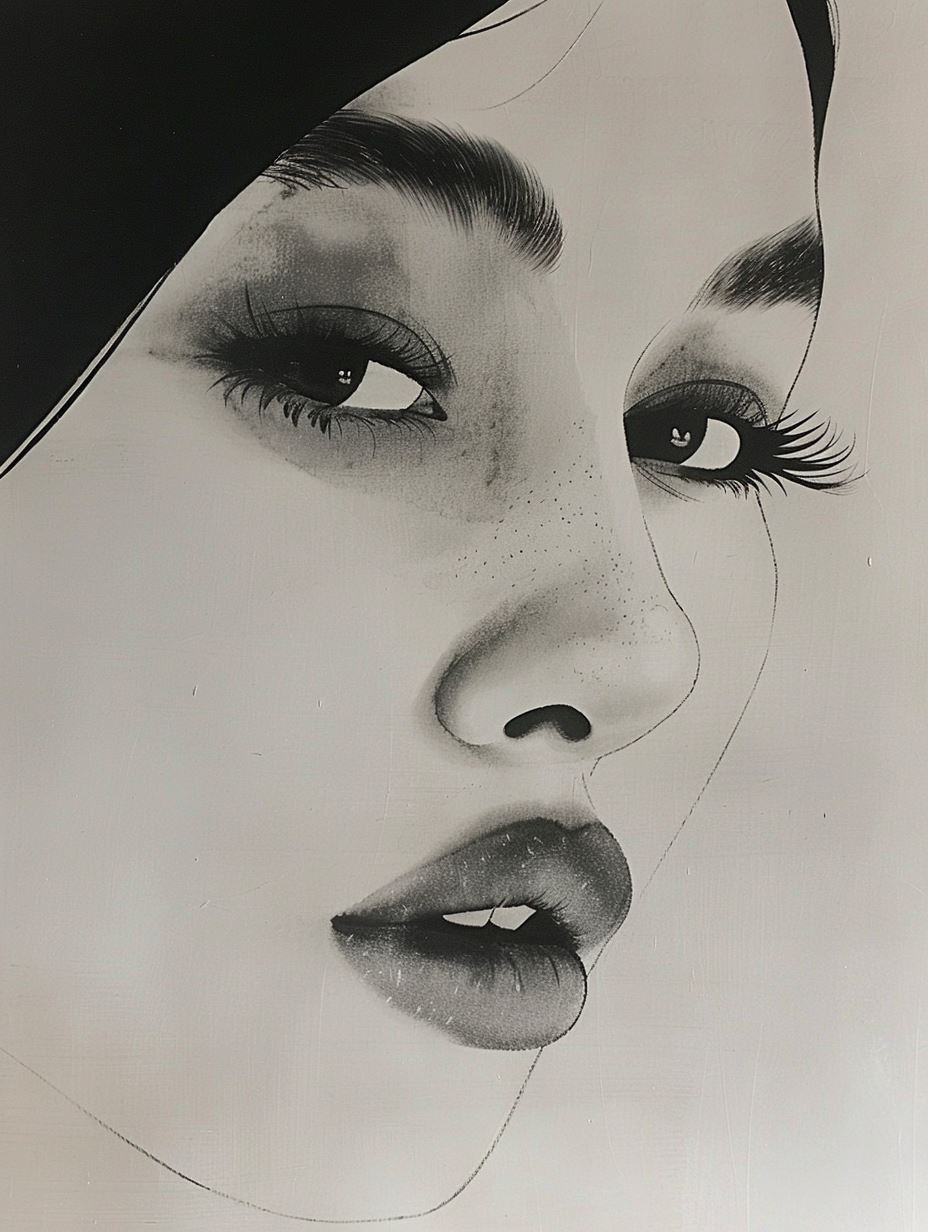 Ethereal Shadows: A Study of Feminine Grace - Image 4