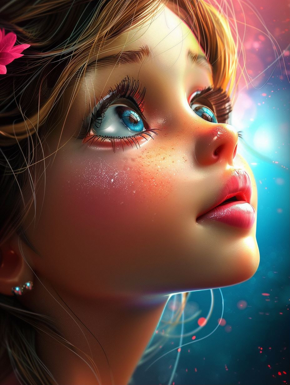 Dreamy Digital Portraits of Ethereal Girls - Image 1