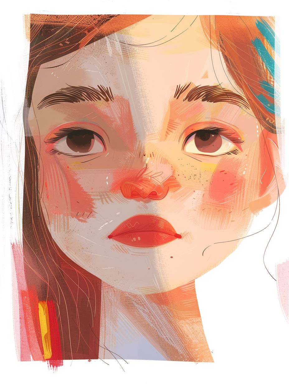 Ethereal Painterly Portrait Studies - Image 1