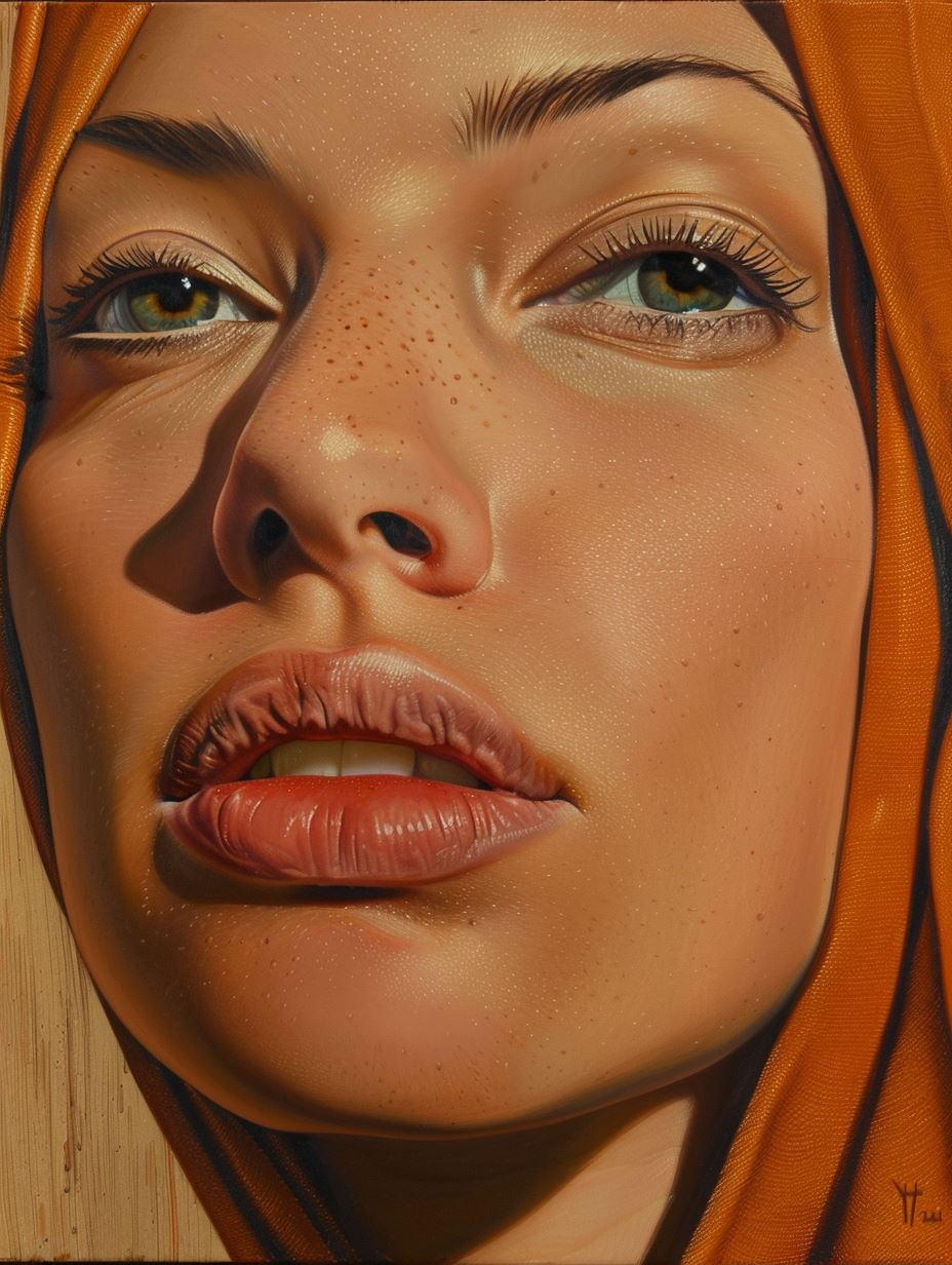 Warm Tones Hyper Realistic Portraits - Image 2