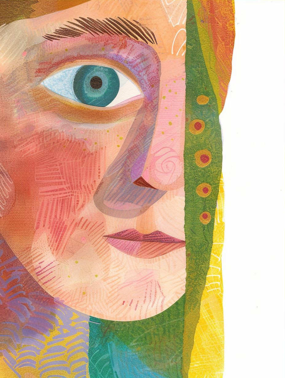 Vibrant Prism Portrait Art - Image 3
