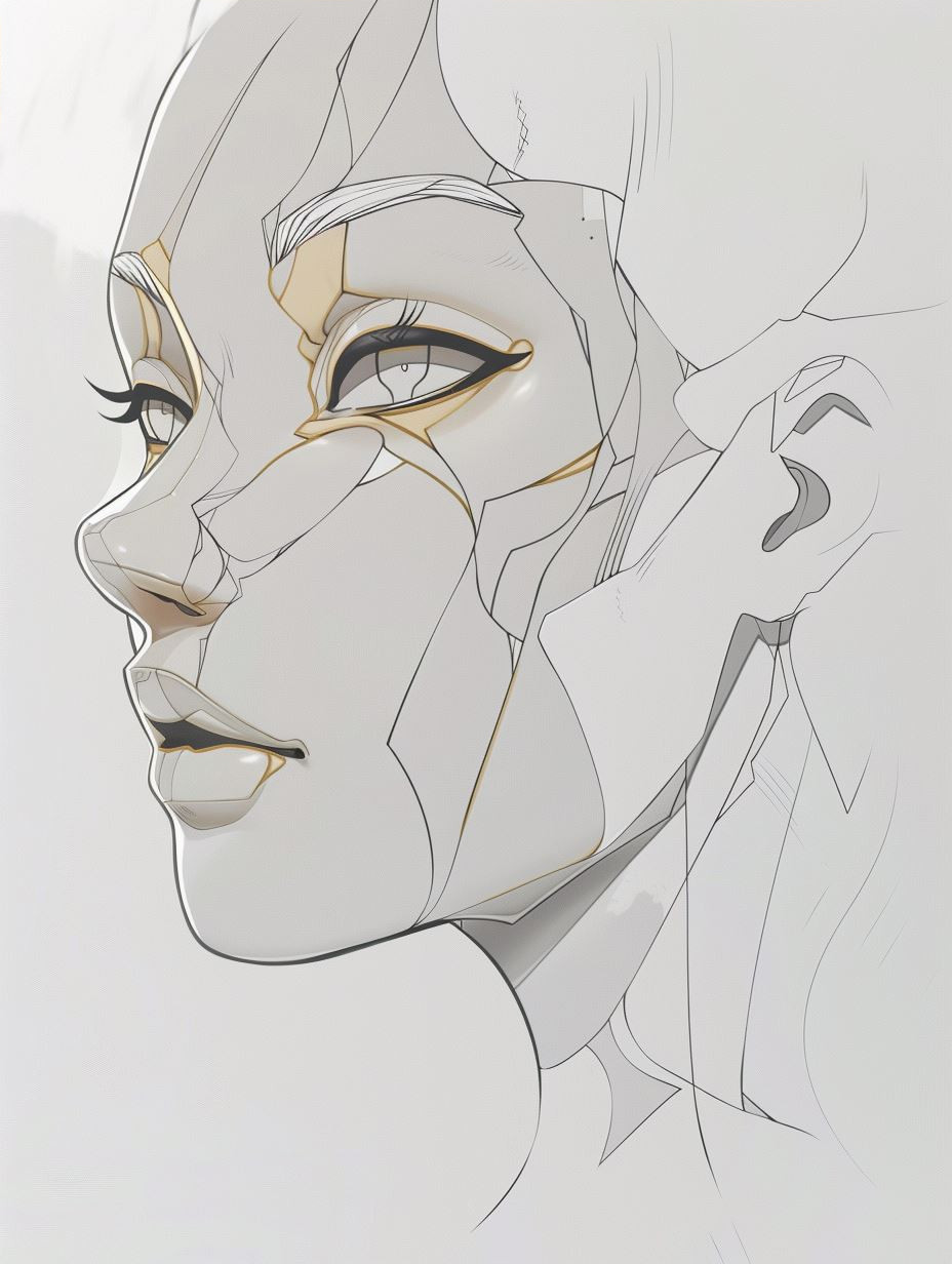Ethereal Golden Fragment Portraits - Image 4