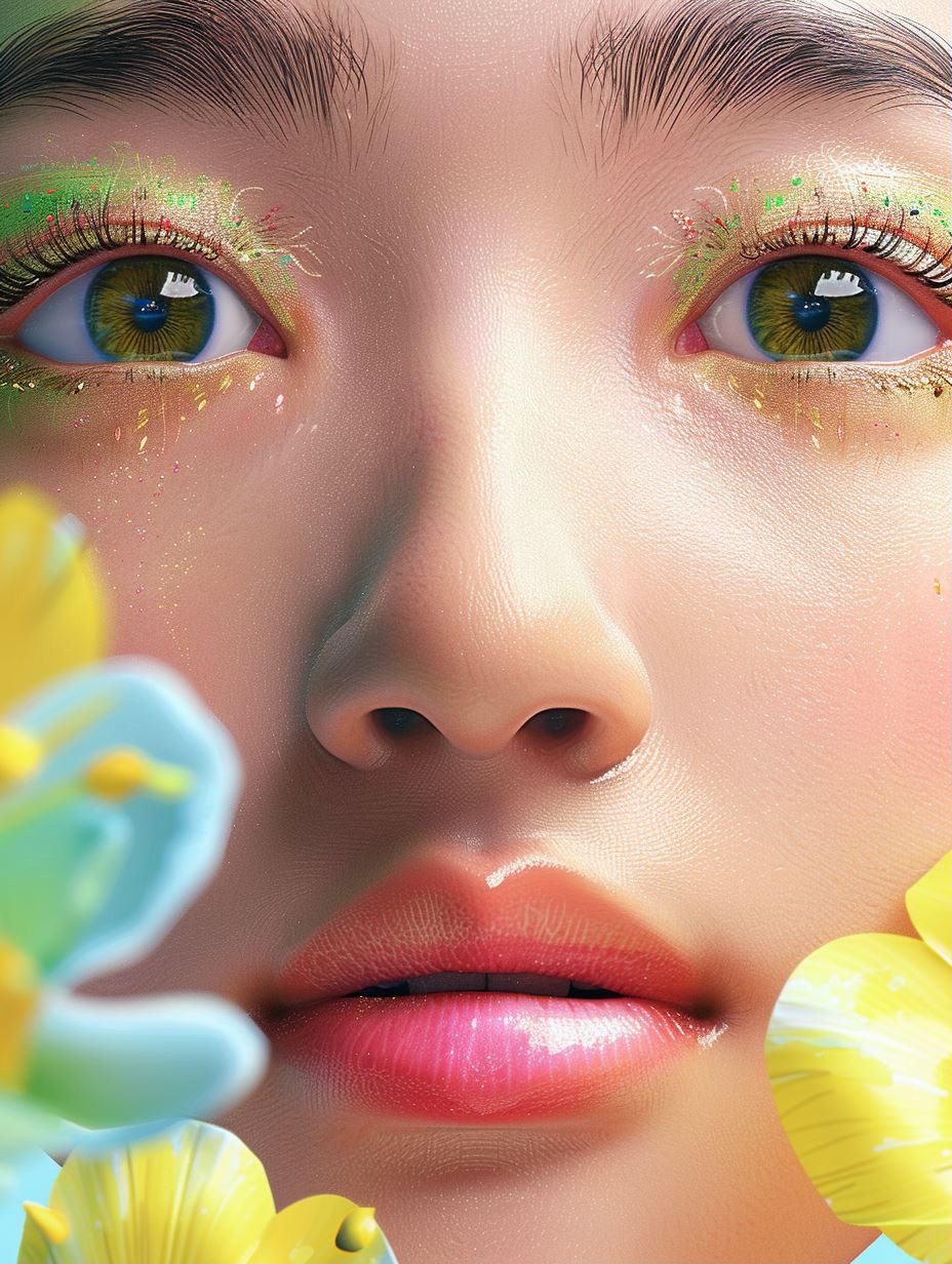 Surreal Floral Beauty Portraits - Image 1
