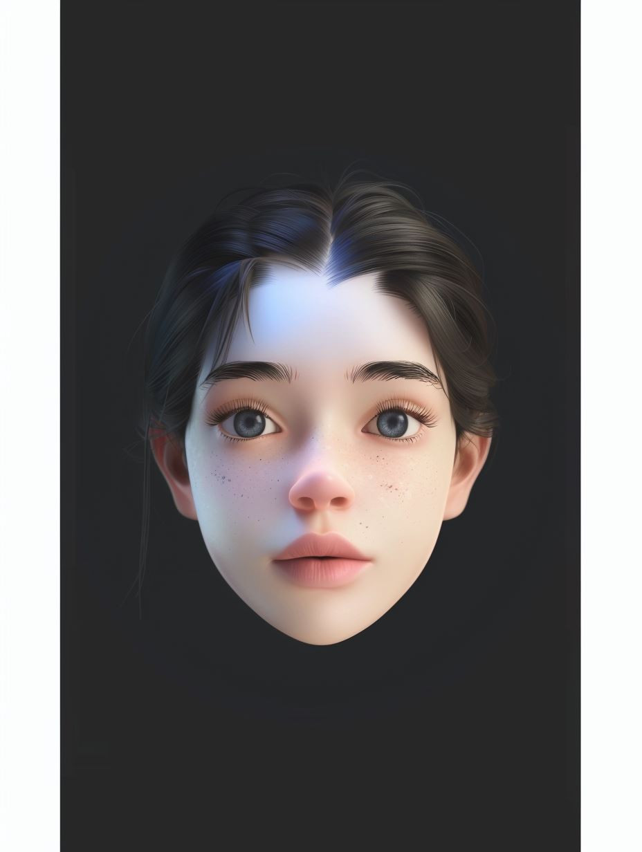 Ethereal Gaze in Shadow - Image 2