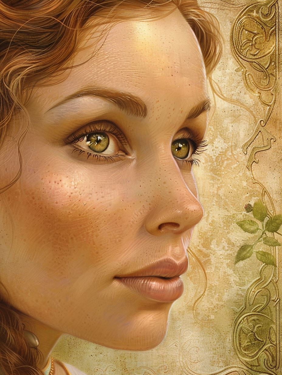 Golden Ethereal Portrait - Image 3