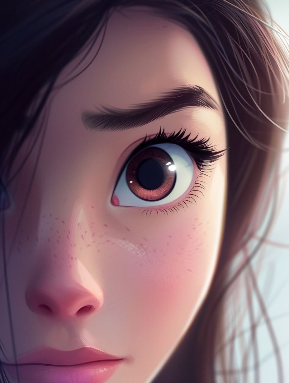 Ethereal Dreamy Digital Portrait - Image 2