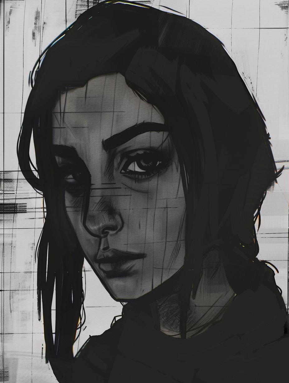 Dark Melancholic Digital Portraits - Image 3
